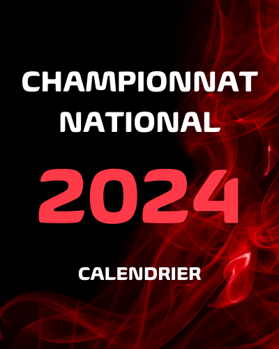 Calendrier du championnat national 2024 BPA